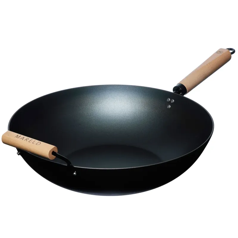 Endast idag Wok 36 cm, förinbränd kolstål