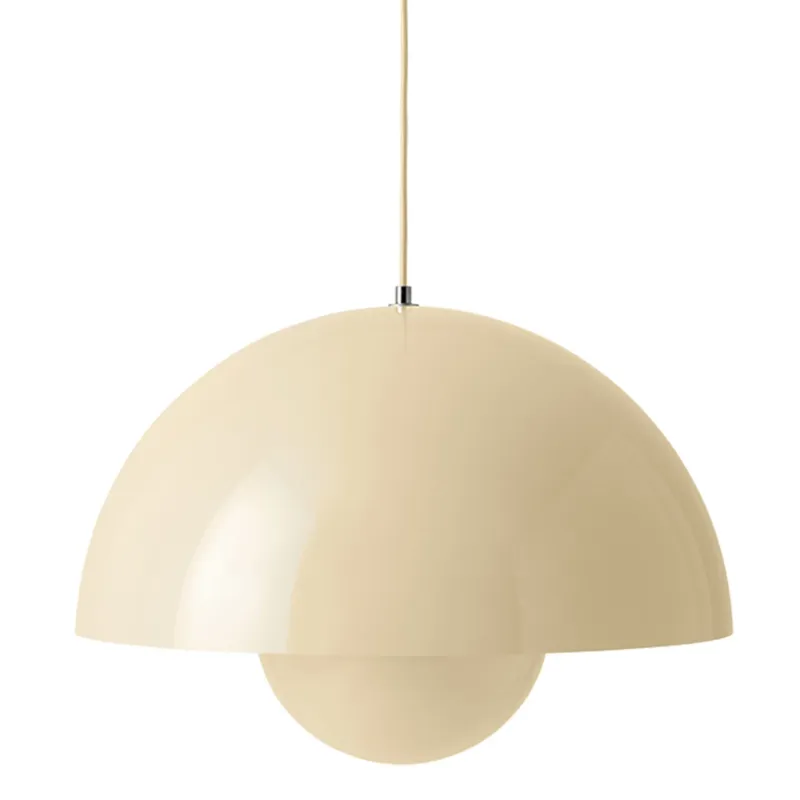 &Tradition Flowerpot VP2 taklampa 50 cm, ivory Köp nu