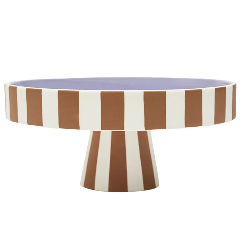 Begränsat erbjudande OYOY Toppu serveringsfat 27 cm, caramel/lavender
