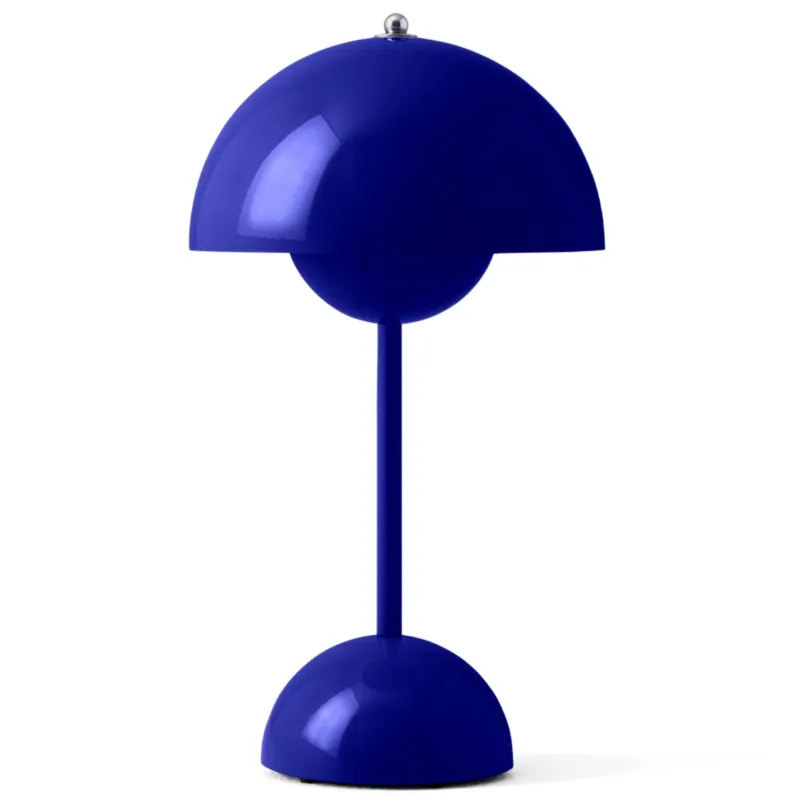 &Tradition Flowerpot VP9 portabel bordslampa, koboltblå Snabb leverans