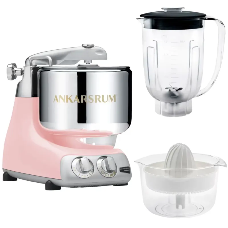 Assistent AKM6230 + mixerkanna & citruspress, cloudy pink Kundfavorit