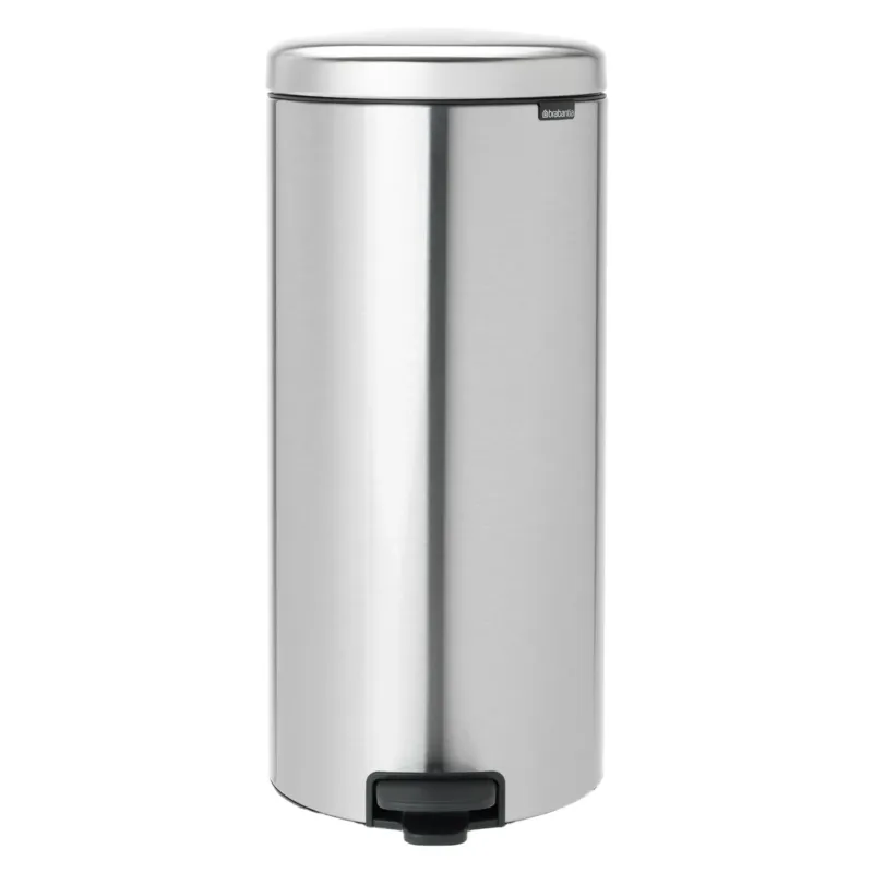 NewIcon pedalhink 30 liter, mattborstat stål Expressleverans