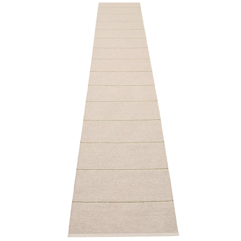 Populär Lea matta 375 × 70 cm, linen/pine/vanilla