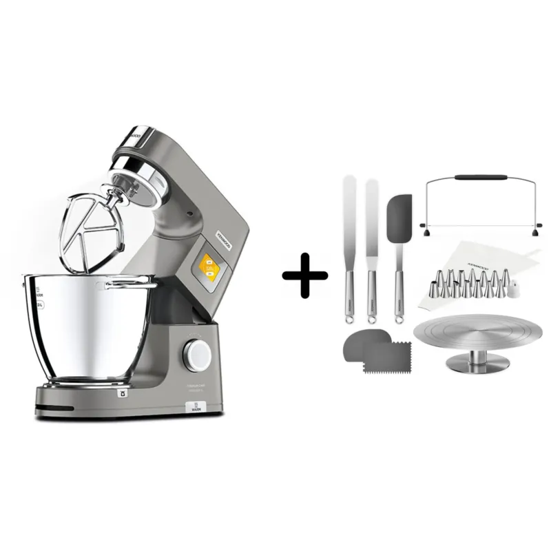 Chef Patissier XL bakmaskin + KWSD100 set för tårtdekorering Outlet