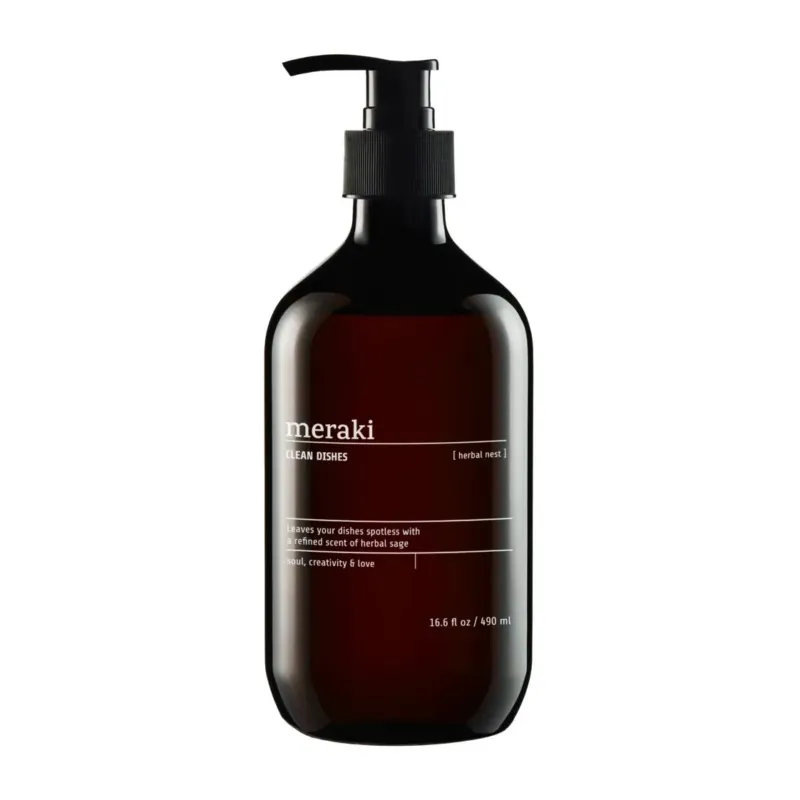 Nyhet Meraki diskmedel 490 ml Herbal nest