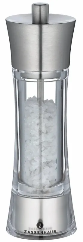 Aachen saltkvarn 18 cm Silver Expressleverans