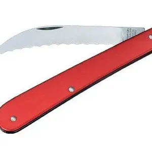 Alox brödsnittskniv ihopfällbar 16 cm Röd Sista chansen