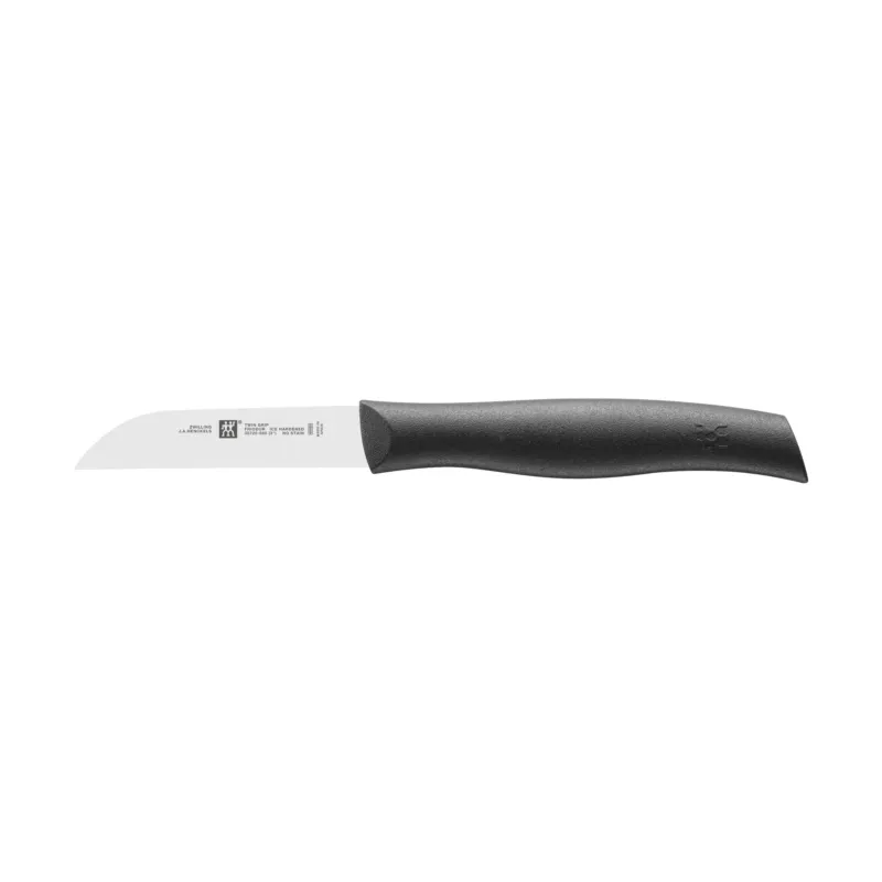 Zwilling Twin grip rak grönsakskniv 8 cm Svart-rostfritt stål Snabb leverans