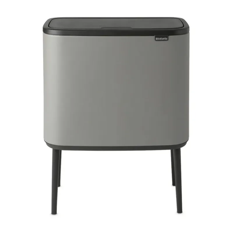 Bo touch bin 11+23 liter Mineral concrete grey Billig
