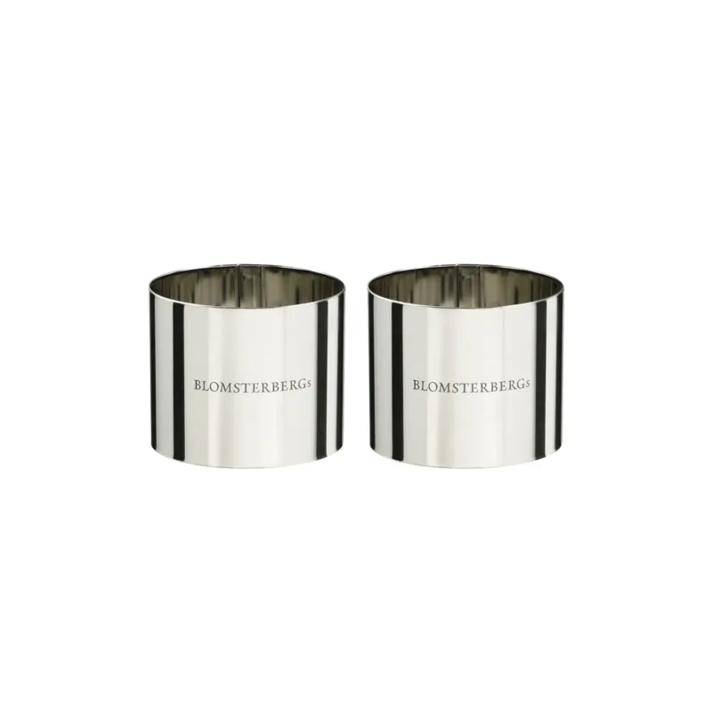 Tårtring 2-pack Ø6 cm Rostrfritt stål Nyhet