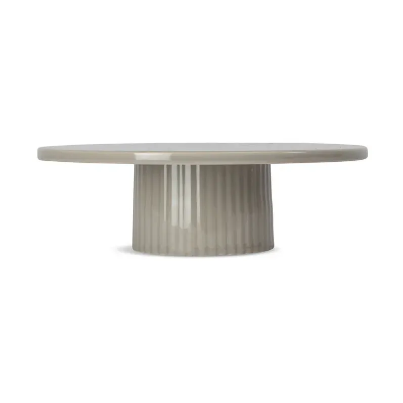 Flora tårtfat Ø25,5 cm Beige Sista chansen