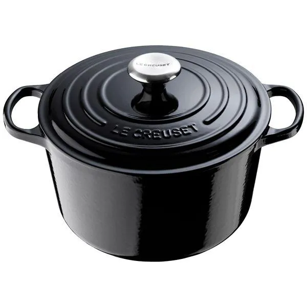 Signature Gjutjärnsgryta rund 26 cm 6,3 L black Rea