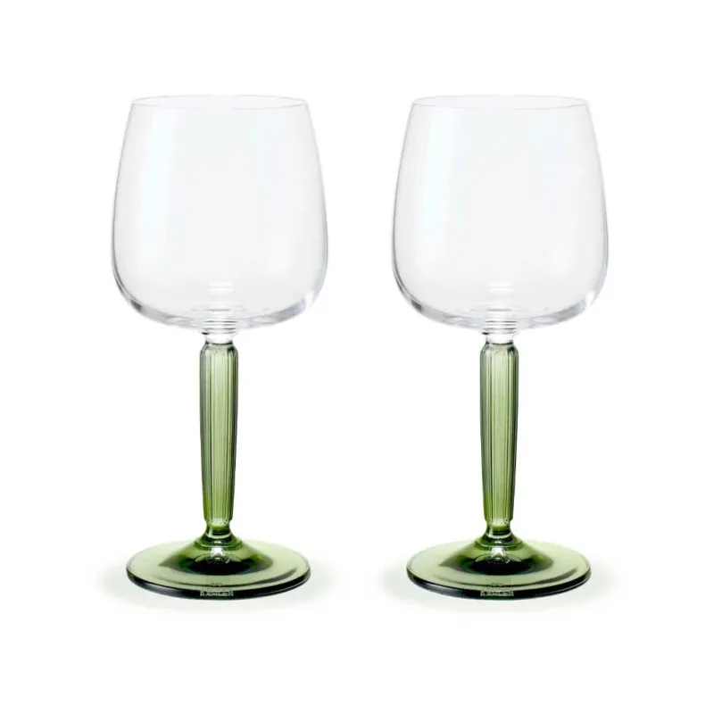 Reapris Hammershøi vitvinsglas 35 cl 2-pack Klar-grön