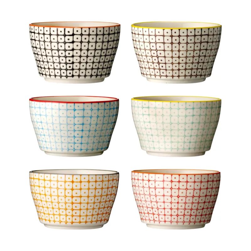 Carla skål 11 cm 6-pack Multi Populär