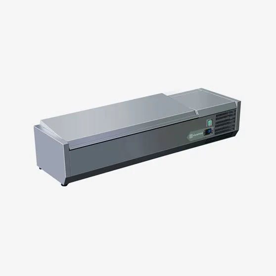 Kyldisplay med lock 1200mm 1/4 GN Billig