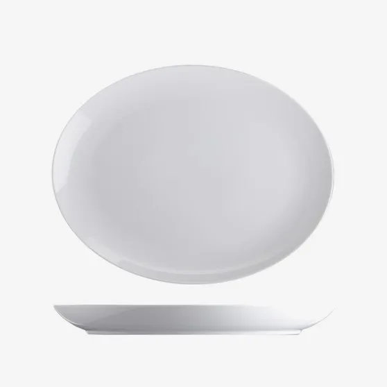 Basic Tallrik oval 28cm x 22,3cm Nyhet