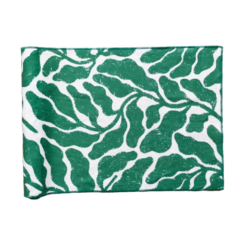 Leaves löpare Green, 45x180 cm Nedsatt pris