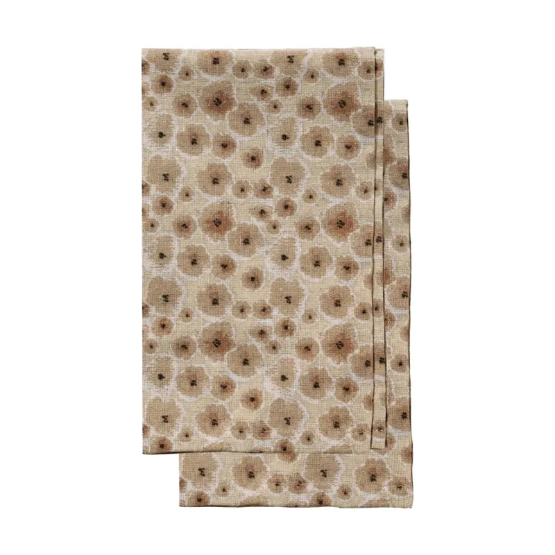 Edith kökshandduk 50x70 cm 2-pack Mixad beige Säker betalning